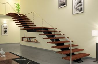 2" dia Stainless Steel Square Groove Top Rail with 12mm Toughened Glass