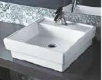 Atom  465 x 475 x 145mm Table Top Wash Basin White - 3016