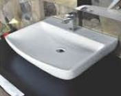 Olympus 610 x 480 x 130mm Table Top Wash Basin Ivory - 3031