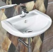 Tom  470 x 345 x 165mm Wall Hung Wash Basin  Ivory -2003