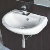 Vinci  415 x 415 x 150mm Wall Hung Wash Basin  White -2004