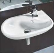 Mango  540 x 450 x 370mm Wall Hung Wash Basin  Ivory -2006