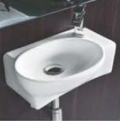 Kate  360 x 200 x 185mm Wall Hung Wash Basin  Ivory -2008