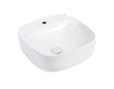 Avior S 415 x 415 x 155 mm Table Top Wash Basin Star White- 91206