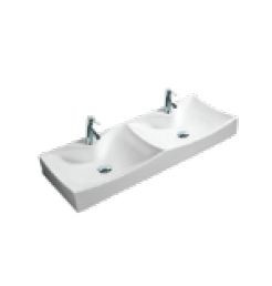 Modena 1100 x 400 x 140 mm Table Top Wash Basin Star White- 91213