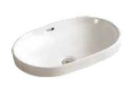 Agnese 590 x 400 x 170 mm Counter Top  Wash Basin Star White - 91208