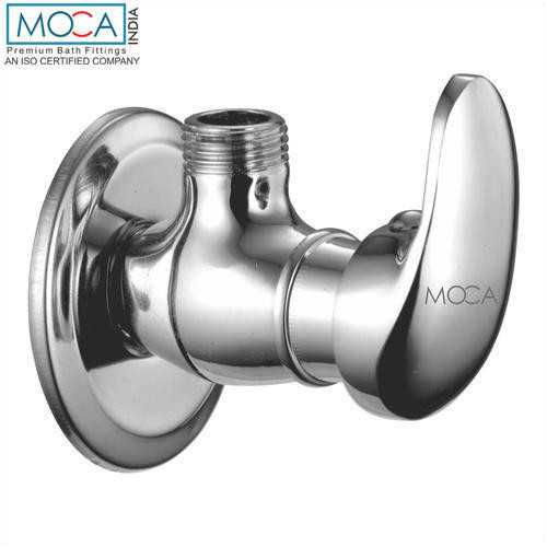 Angular Stop Cock with Flange Chrome Finish - SL 1105