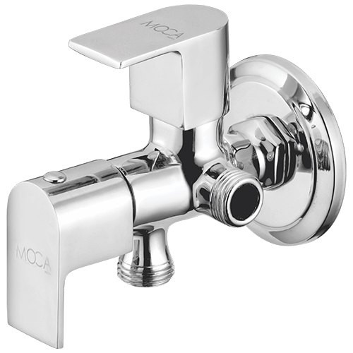 2 Way Angular Cock with Flange Chrome Finish - MR 710