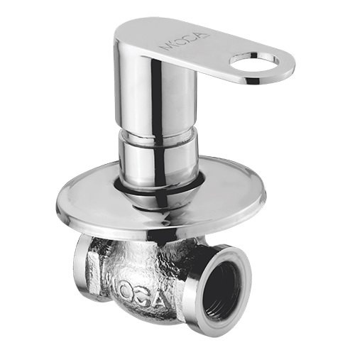 20mm Concealed Stop Cock with Adjustable Flange Chrome Finish -  RO 606