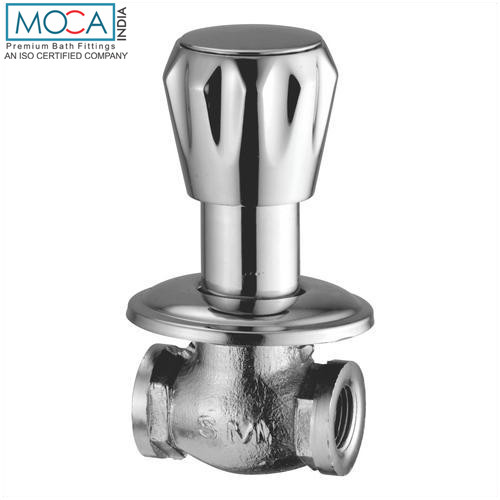 20mm Concealed Stop Cock with Adjustable Flange Chrome Finish -  PL 506
