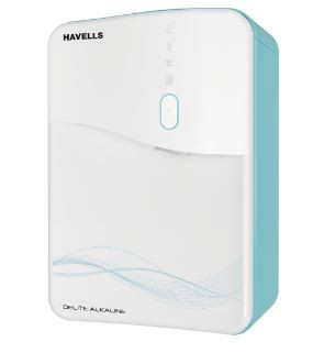 Delite Alkaline 15 Litre Germicidal UV and UV LED with Triple Purification Technology Water Purifier Sky Blue and White Finished -GHWRDLK015