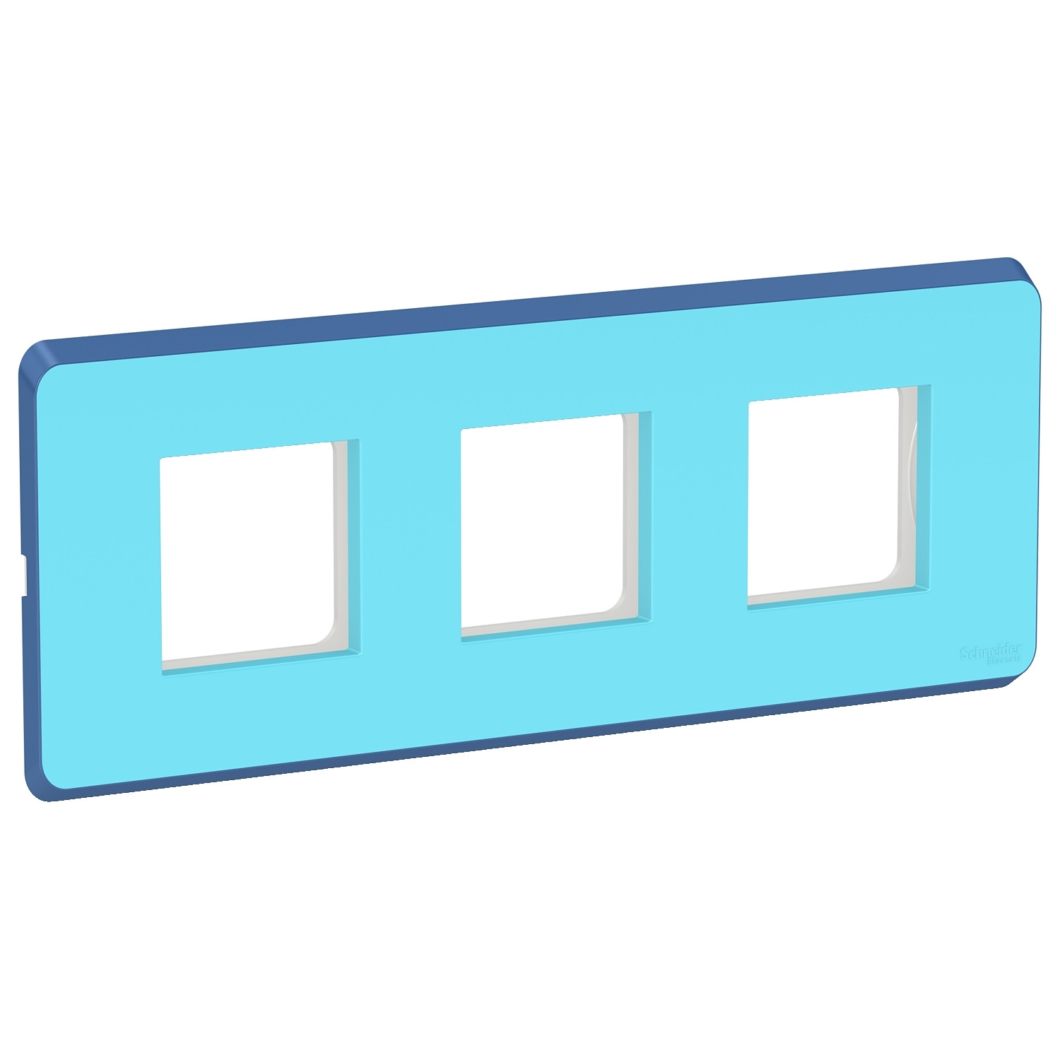 6 Module Cover Plate with Grid Frame - Blue Sapphire CPXCP6M_BS