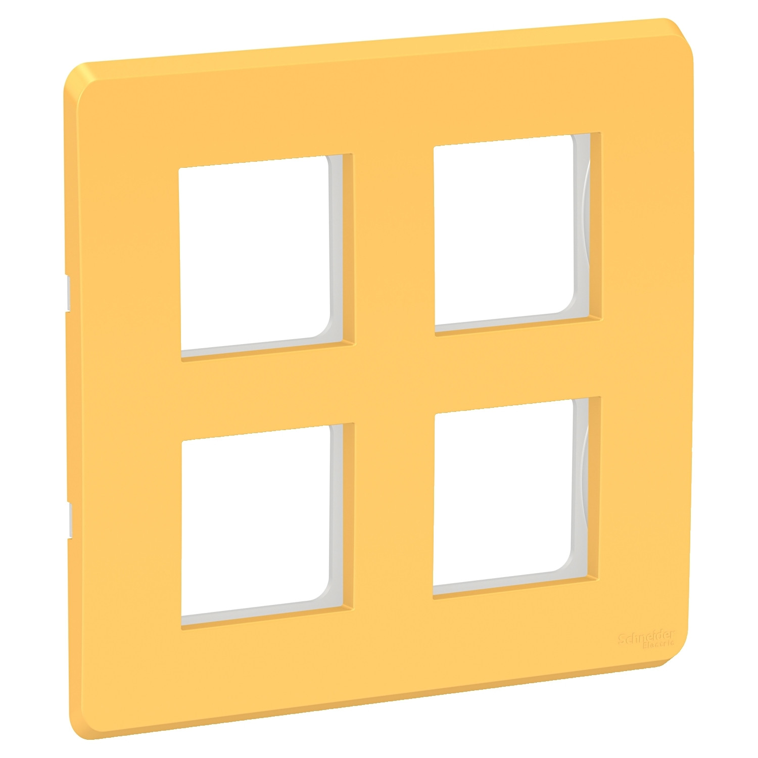 8 Module Cover Plate with Grid Frame (Square) - Butterscotch CPXCP8MSQ_BT