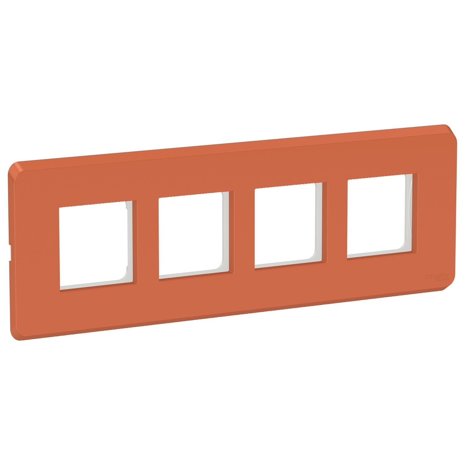 8 Module Cover Plate with Grid Frame (Horizontal) - Terracota CPXCP8ML_TC