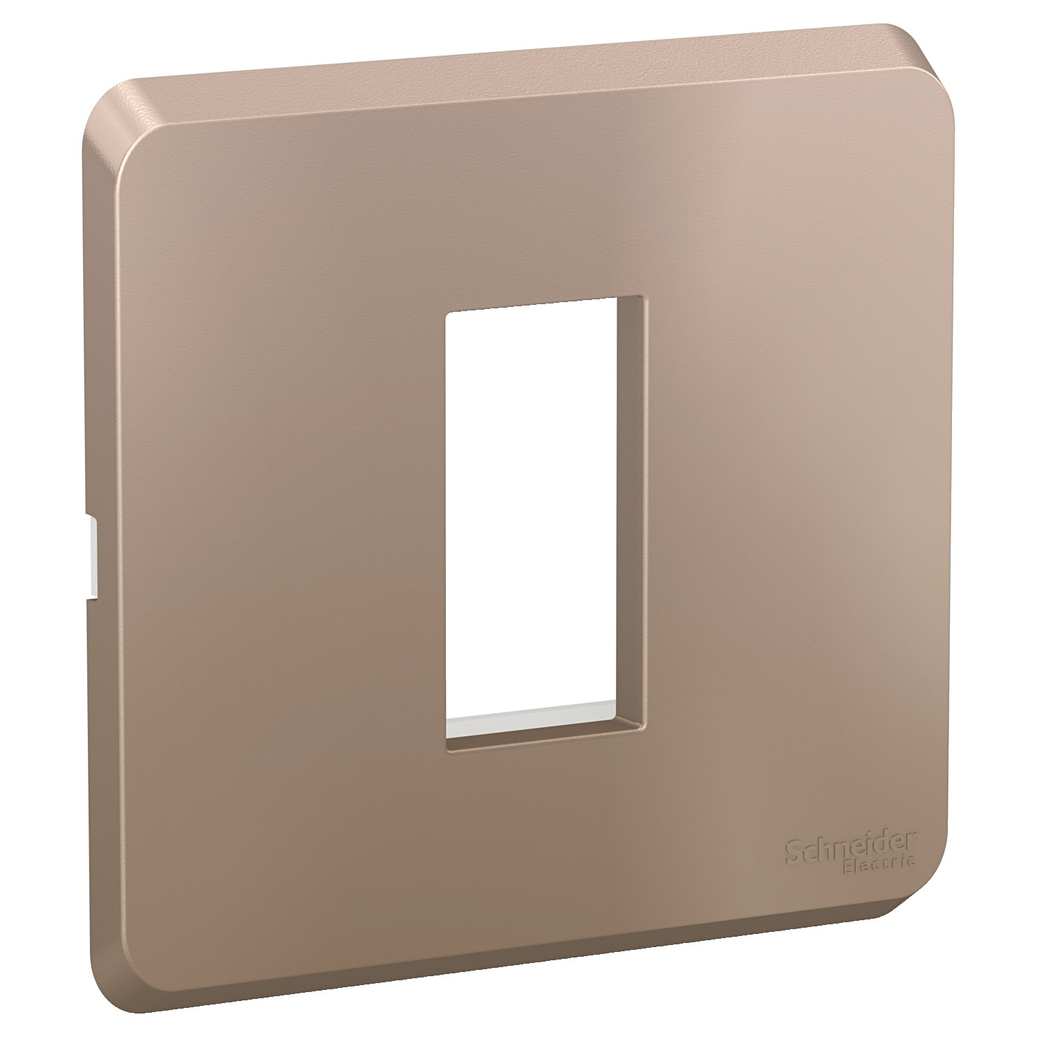 1 Module Cover Plate with Grid Frame - Metallic Copper CPXCP1M_MC