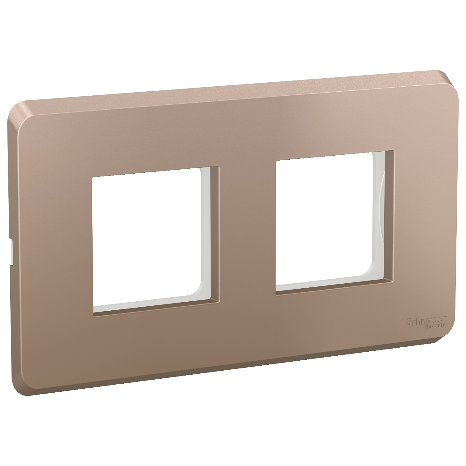 4 Module Cover Plate with Grid Frame - Metallic Copper CPXCP4M_MC