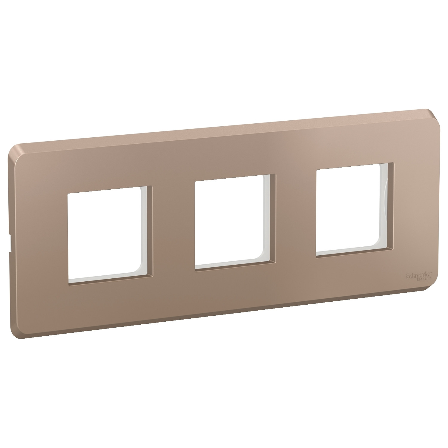 6 Module Cover Plate with Grid Frame - Metallic Copper CPXCP6M_MC