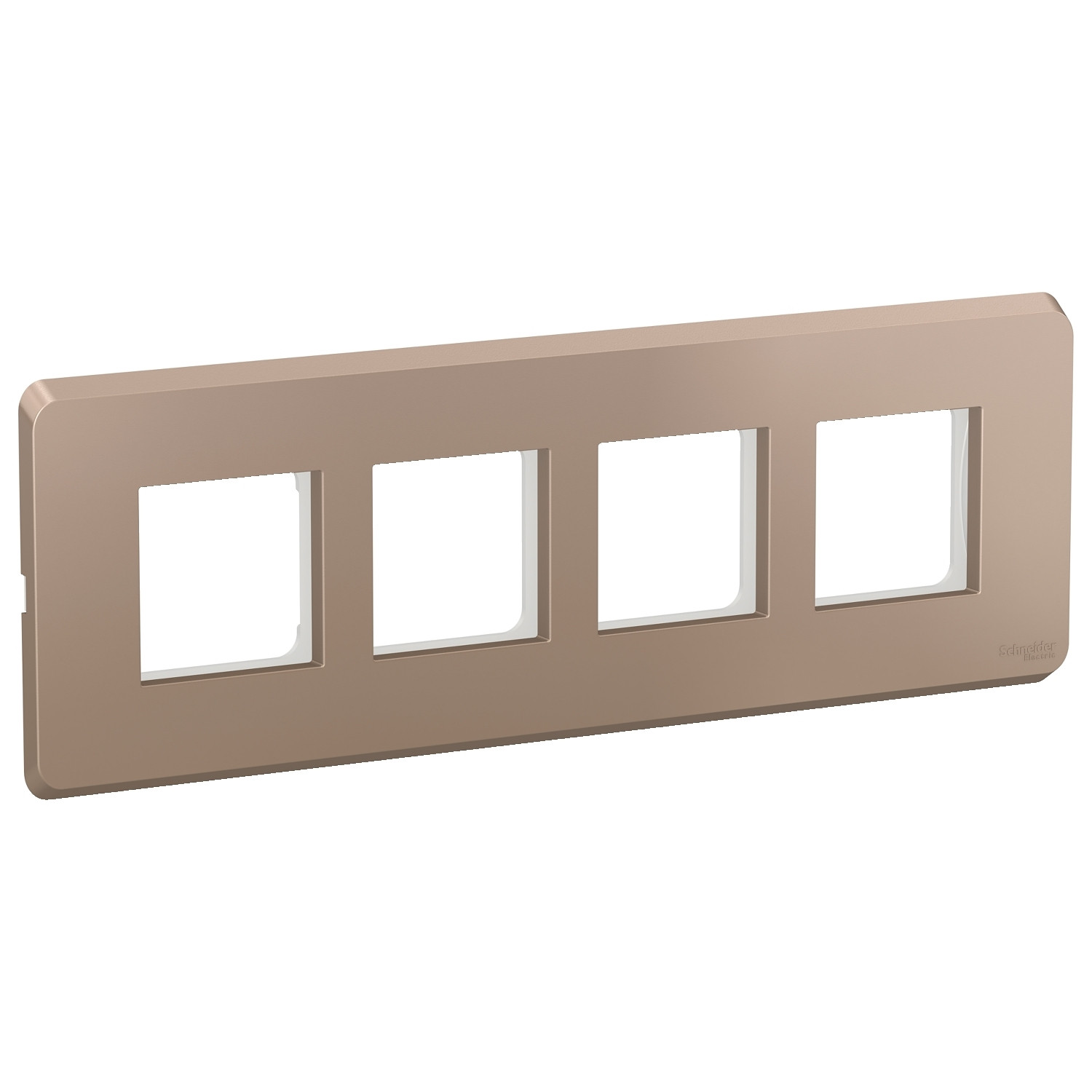 8 Module Cover Plate with Grid Frame (Horizontal) - Metallic Copper CPXCP8ML_MC