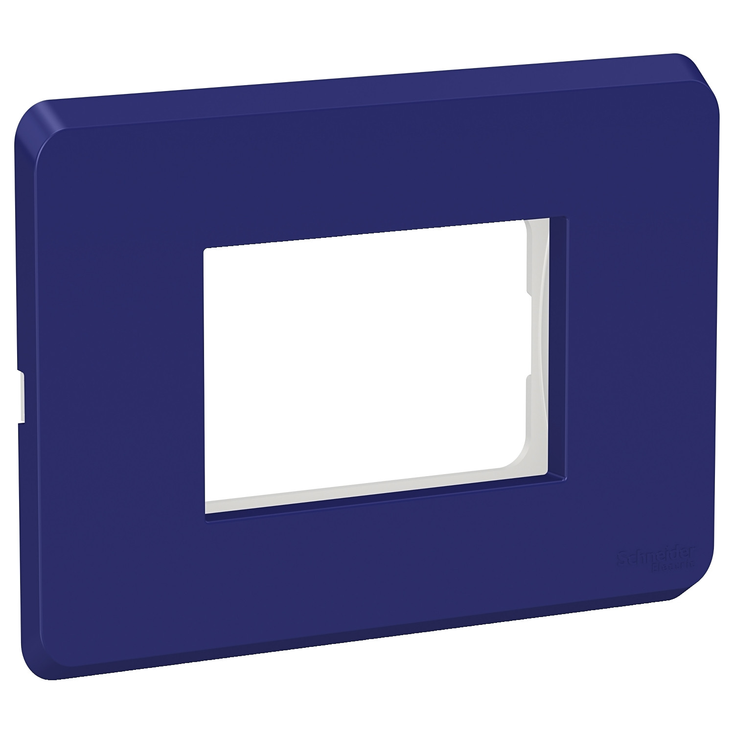 3 Module Cover Plate with Universal Grid Frame - Navy Blue CPXCP3MU_NB