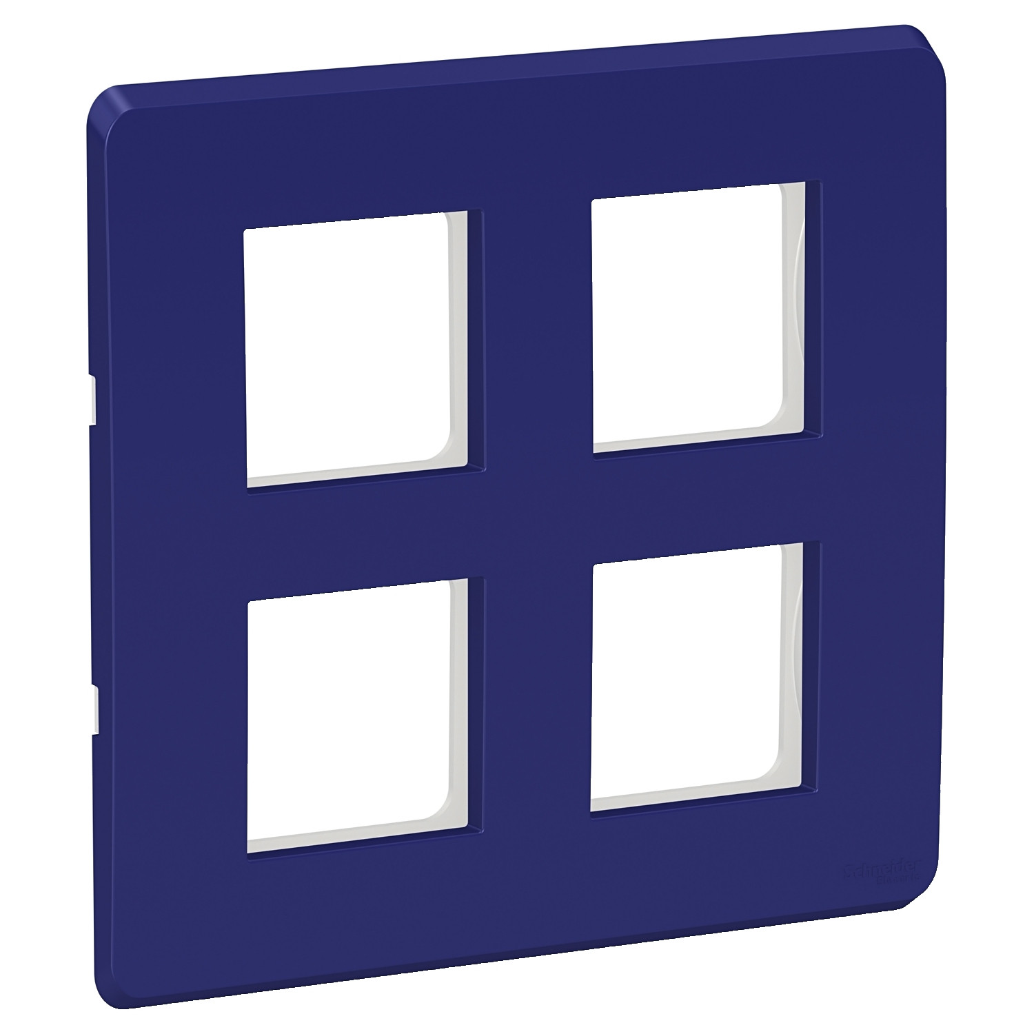 8 Module Cover Plate with Grid Frame (Square) - Navy Blue CPXCP8MSQ_NB
