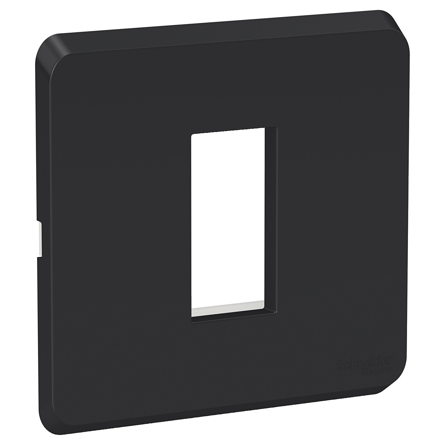 1 Module Cover Plate with Grid Frame - Charcoal Black CPXCP1M_CB
