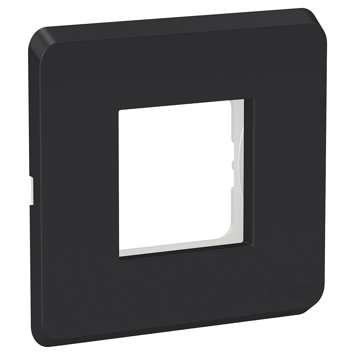 2 Module Cover Plate with Grid Frame - Charcoal Black CPXCP2M_CB