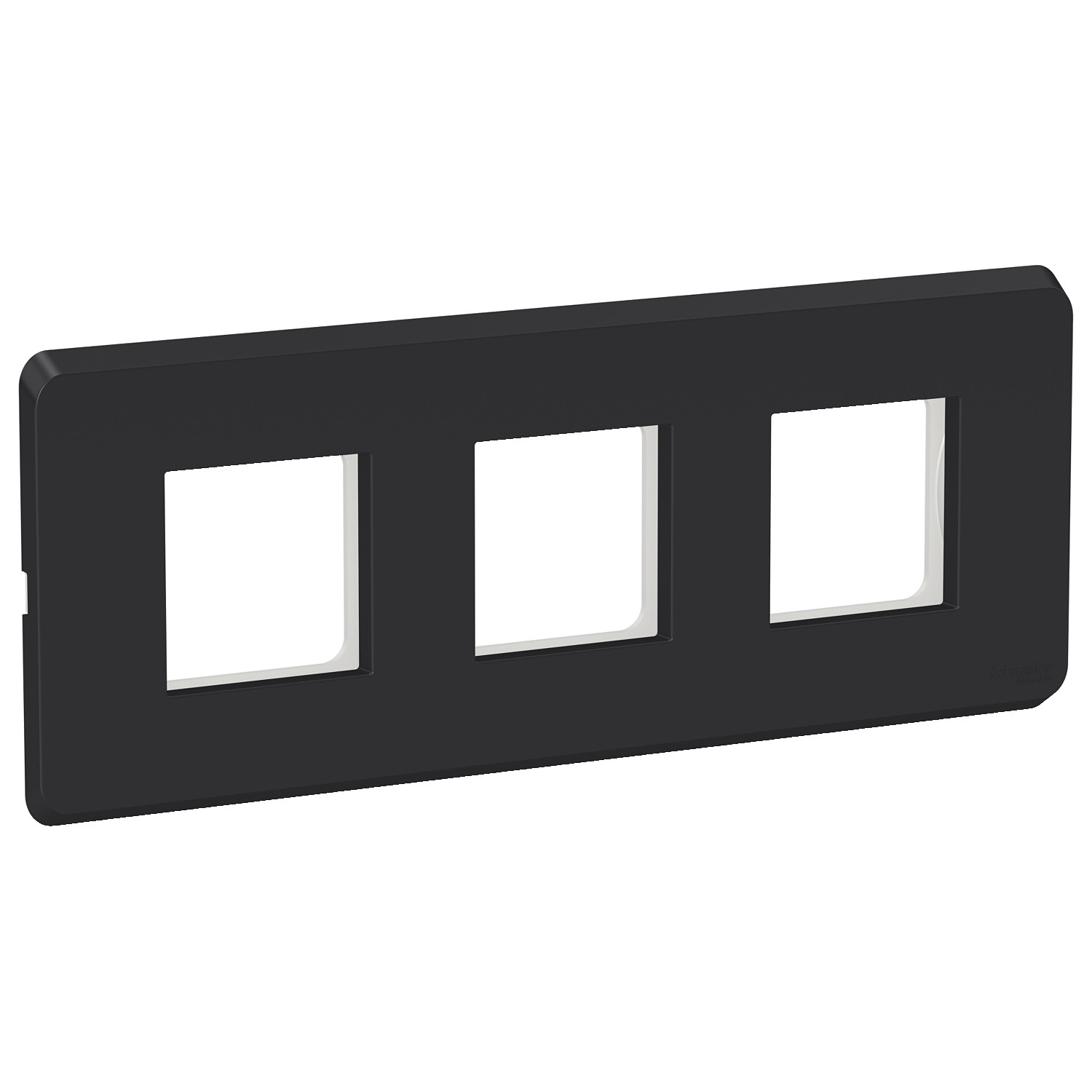 6 Module Cover Plate with Grid Frame - Charcoal Black CPXCP6M_CB