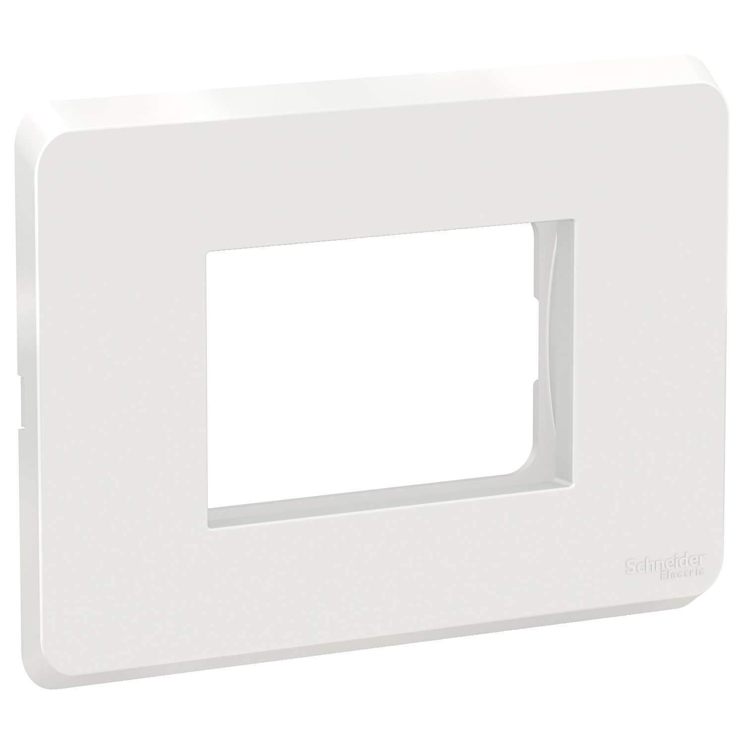 3 Module Cover Plate with Universal Grid Frame - White CPXCP3MU_WE