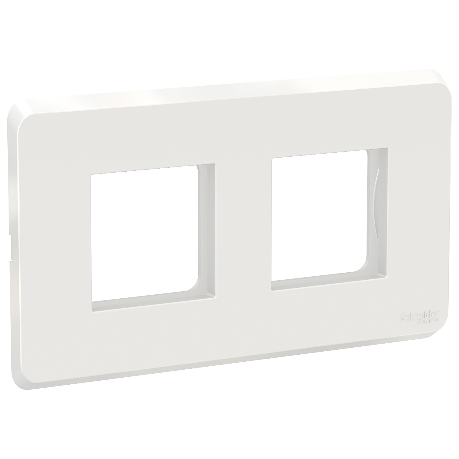 4 Module Cover Plate with Grid Frame - White CPXCP4M_WE