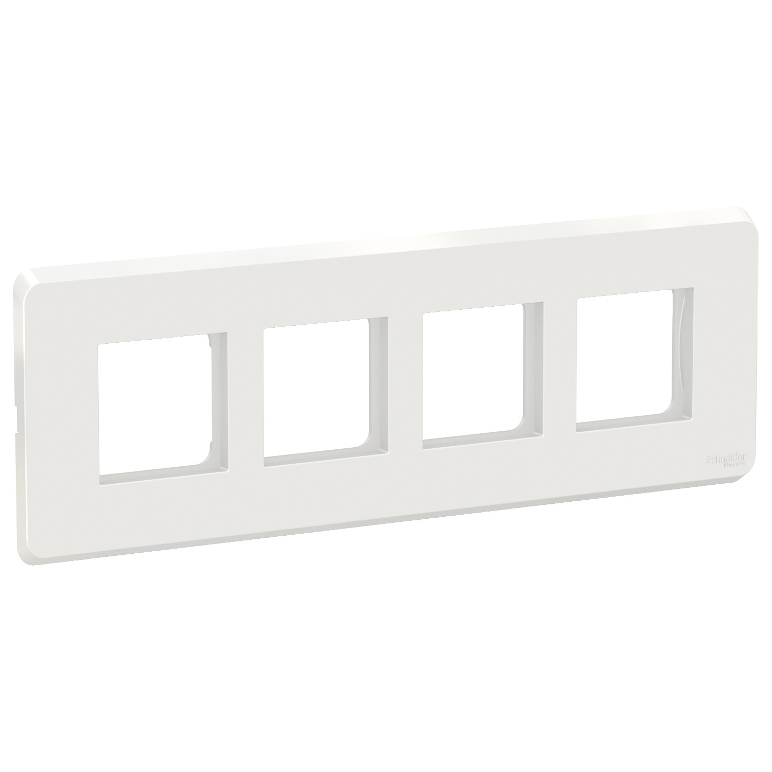 8 Module Cover Plate with Grid Frame (Horizontal) - White CPXCP8ML_WE