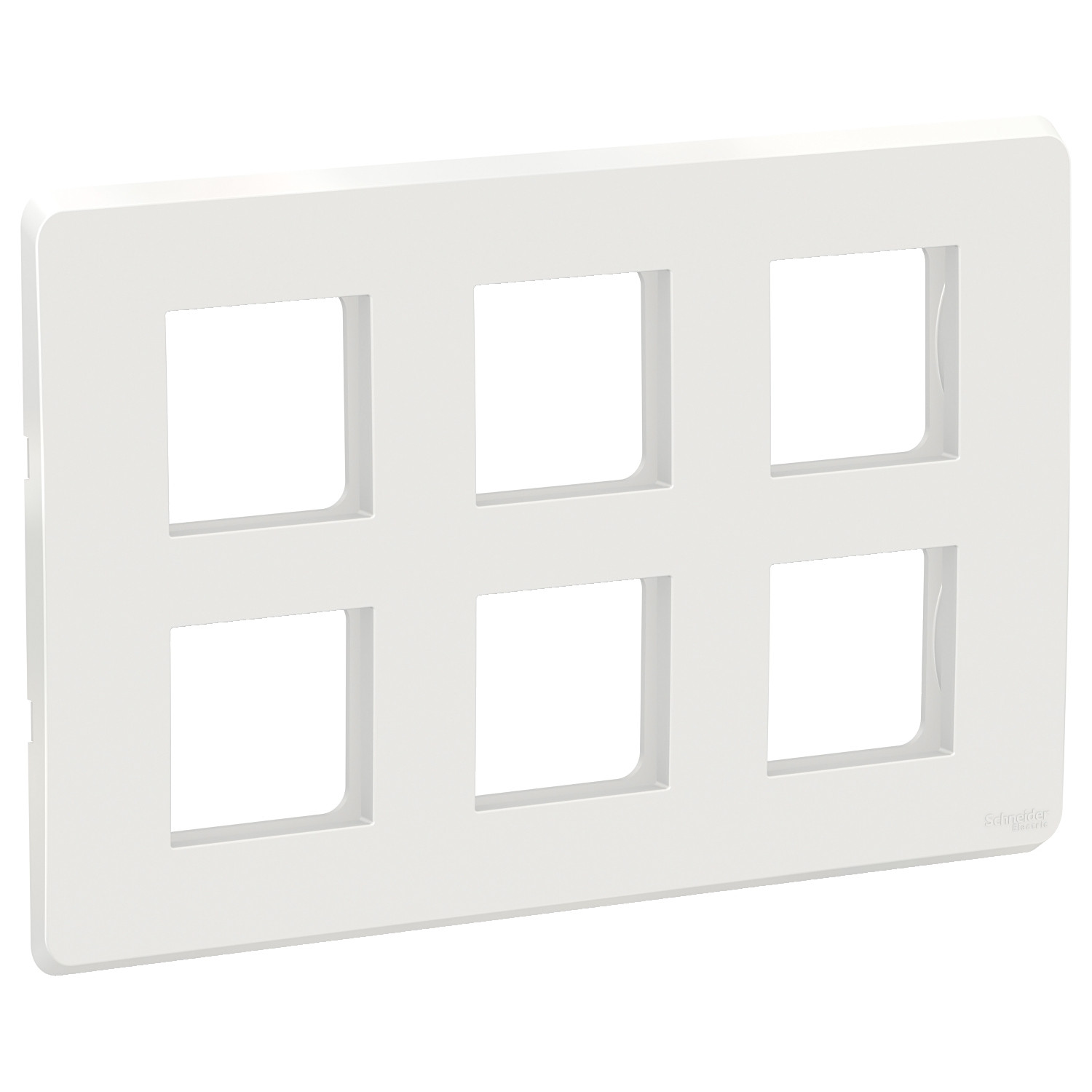 12 Module Cover Plate with Grid Frame - White CPXCP12M_WE