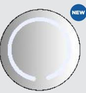 LED Mirror with Touch Switch 600 mm Dia B3530110