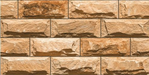 300 X 600 mm Roteck Brown Cladding Tile - Rustic finish