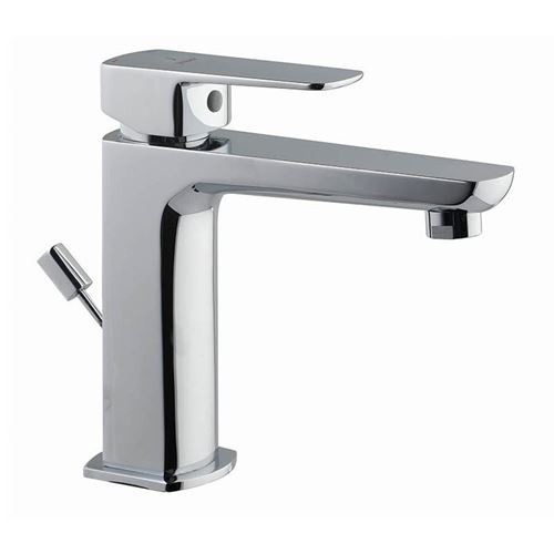 Single Lever Basin Mixer with Popup Waste Chrome Finish - KUP-CHR-35051BPM