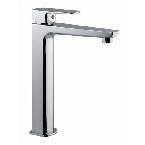 Single Lever Tall Boy with 155mm Extension Body Fixed Spout without Popup Waste System Chrome Finish - KUP-CHR-35005BPM