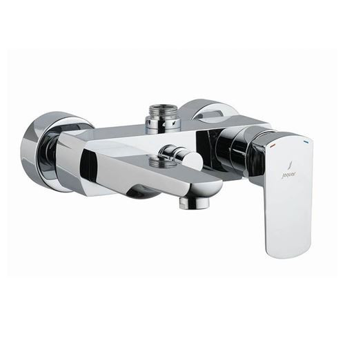 Single Lever Wall Mixer with Provision for Connection to Exposed Shower Pipe Chrome Finish - KUP-CHR-35115PM
