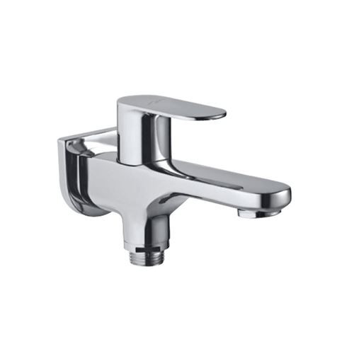 2 Way Bib Cock with Wall Flange Chrome Finish - OPP-CHR-15041PM