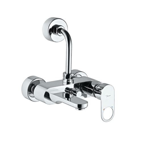 Single Lever Wall Mixer with Provision for Overhead Shower Chrome Finish - ORP-CHR-10117PM
