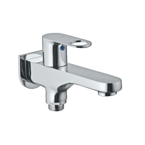 2 Way Bib Cock with Wall Flange Chrome Finish - ORP-CHR-10041PM