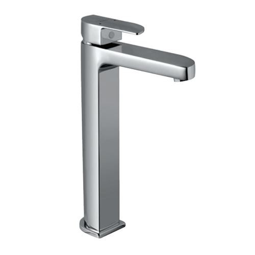 Single Lever Tall Boy with 125mm Extension Body Fixed Spout without Popup Waste System Chrome Finish - ALI-CHR-85005B