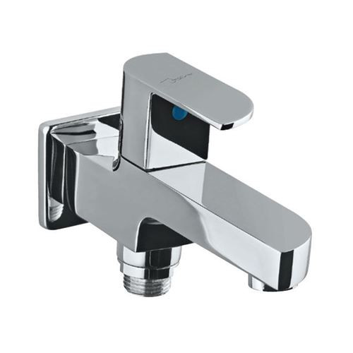 2 Way Bib Cock with Wall Flange Chrome Finish - ALI-CHR-85041