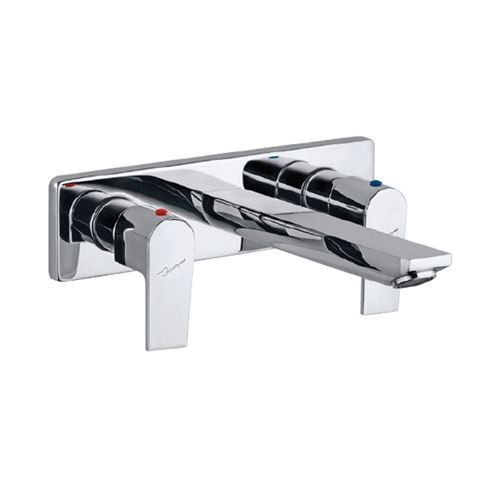 Two Conceated Stop Cocks with Basin Spout Quarter Turn Chrome Finish - ARI-CHR-39433