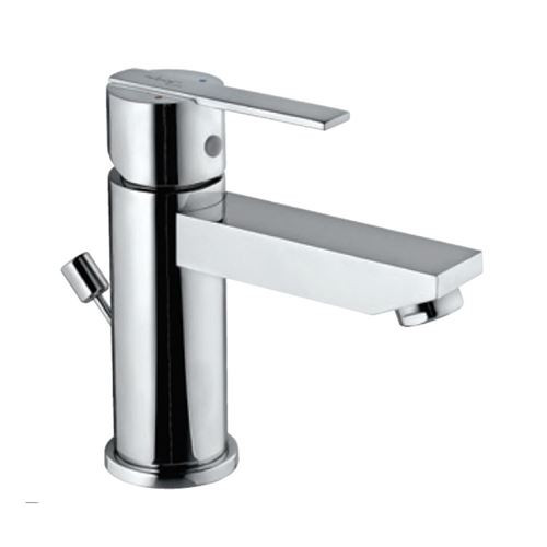 Single Lever Extended Basin Mixer with Popup Waste System Chrome Finish - FON-CHR-40052B