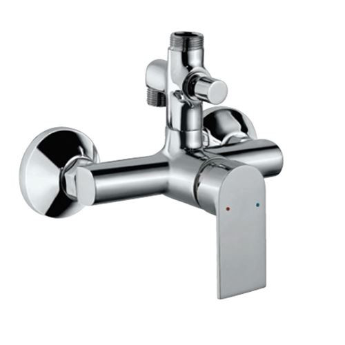 Single Lever Exposed Shower Mixer with Provision for Connection to
Exposed Shower Pipe Chrome Finish - LYR-CHR-38145