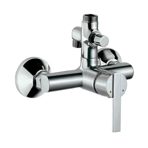 Single Lever Exposed Shower Mixer with
Provision for Connection to Exposed
Shower Pipe (SHA-1213) and Hand Shower Chrome Finish - FON-CHR-40145