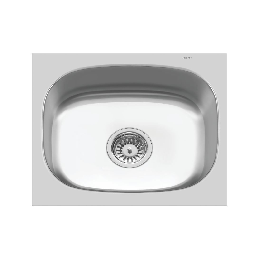 455 mm x 405 mm Drew Single Bowl Sink Gloss Finish B4511105