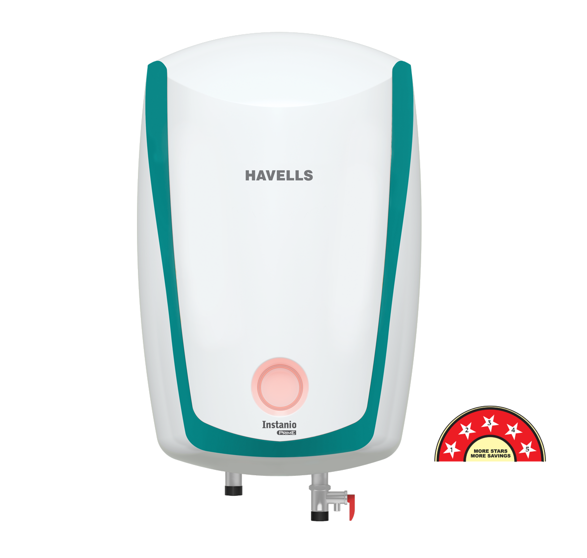 Instanio Prime 6 Litre Storage Water Heater White Blue - GHWAIATWB006