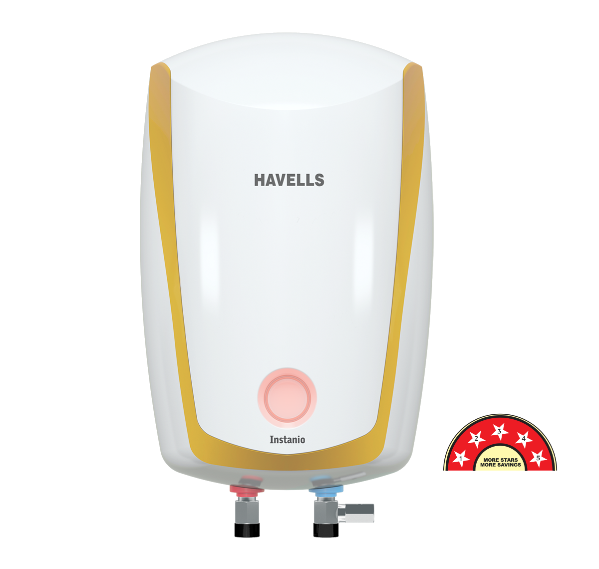 Instanio Prime 10 Litre Storage Water Heater White Mustard - GHWAICTWG010