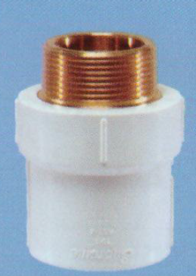 65 mm High Pressure ASTM Male Threaded Adapter - Brass SCH80 MP2G8MTA007E