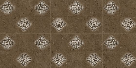 300 X 600 mm Vivo Altai Mocha Decore 02 Wall Tile - Matt Finish